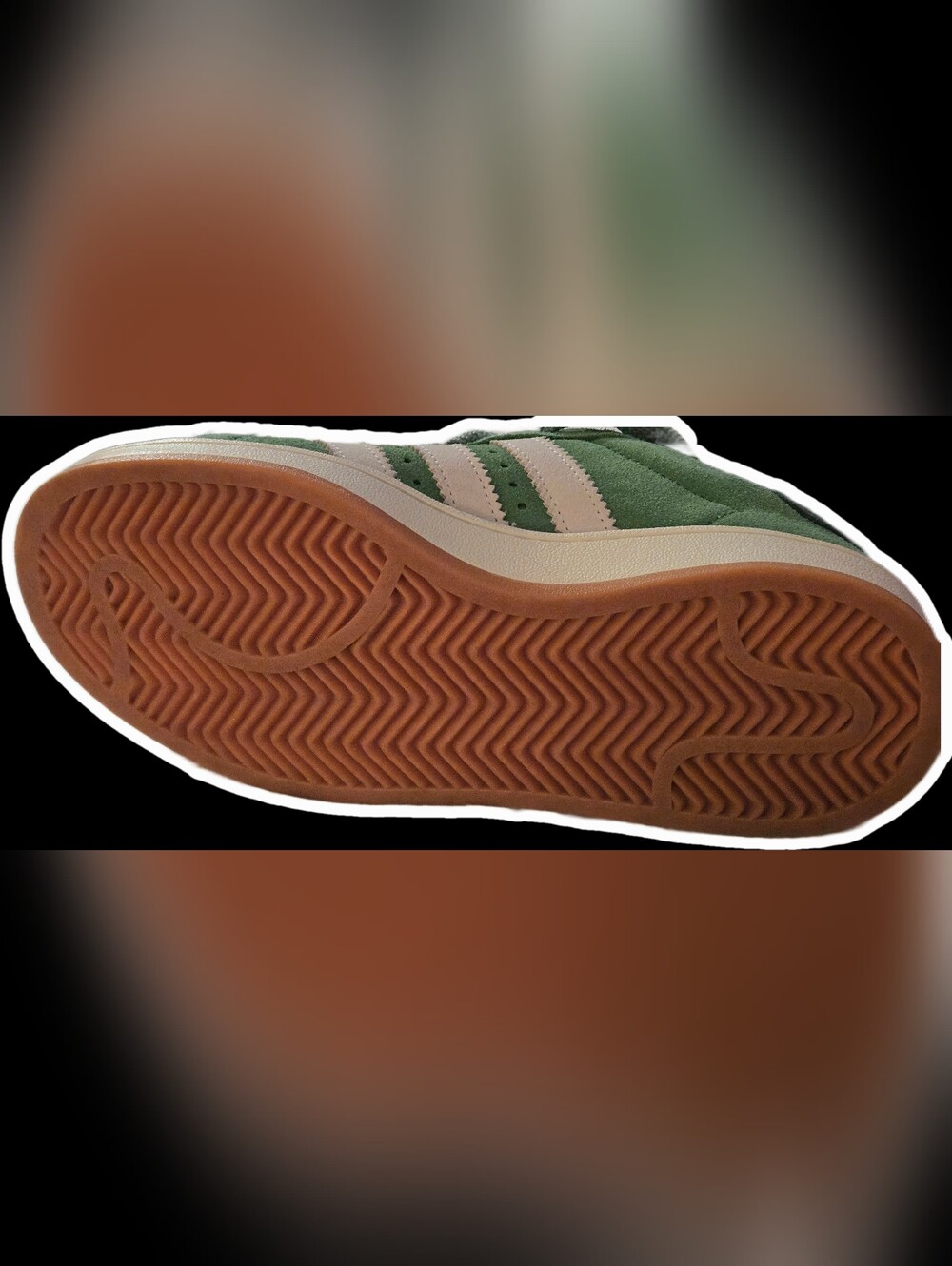 NIB Adidas Originals Campus 00s W Green Suede Sneakers Women's 6.5 - Picture 9 of 9